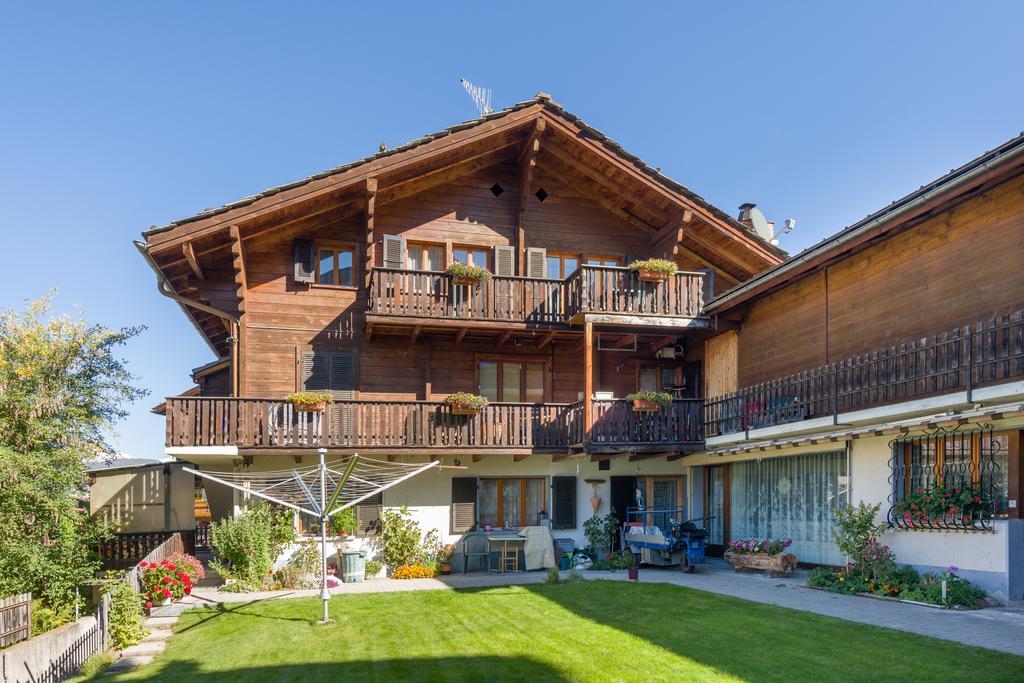 Apartment Efeu "Mit Stil & Tradition" Grächen Dış mekan fotoğraf